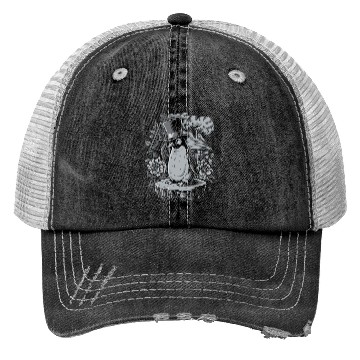 Discover Dark Cottagecore Penguin in Top Hat by House Trucker Hats