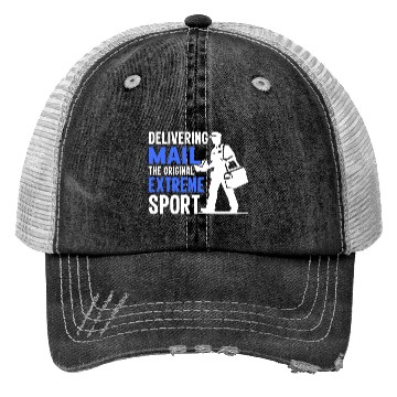 Discover Postal Worker and Mailman Design Trucker Hats