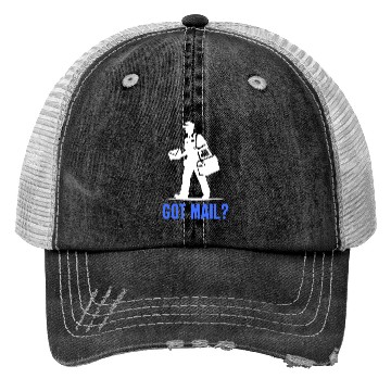 Discover Postal Worker and Mailman Design Trucker Hats