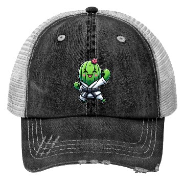 Discover Cactus Cookie Cartoon Sweet Dessert Snack Trucker Hats