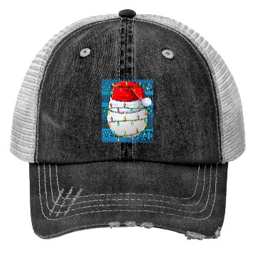Discover Golf Ball Christmas Lights Trucker Hats