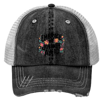 Discover Embrace the Journey Ahead Inspirational Design Trucker Hats
