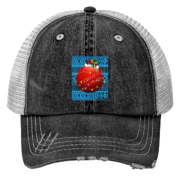 Discover Cricket Ball Christmas Lights Trucker Hats