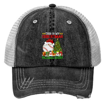 Discover Baseball Christmas Tree Lights Trucker Hats
