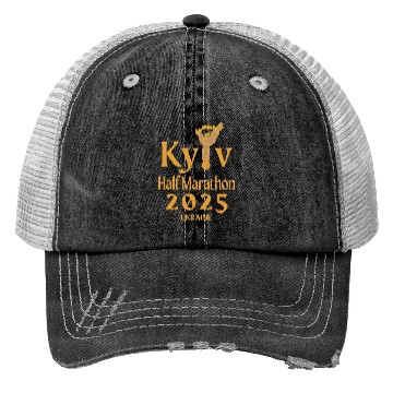 Discover Kyiv Half Marathon – 2025 – Ukraine Trucker Hats