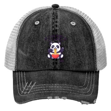Discover I Have Plans For The Evening Panda Bear Friend Trucker Hats