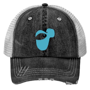 Discover Pelican or Fish in this Fun Optical Illusion Trucker Hats