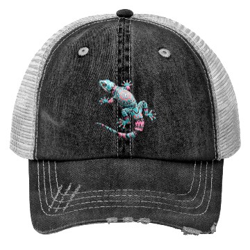 Discover Cute Chameleon for Lizard Pet Lover Trucker Hats
