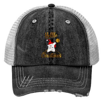 Discover HELLO CHRISTMAS Trucker Hats