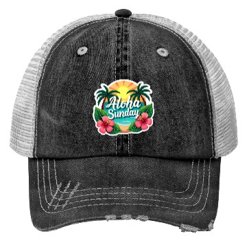 Discover Aloha Sunday Trucker Hats