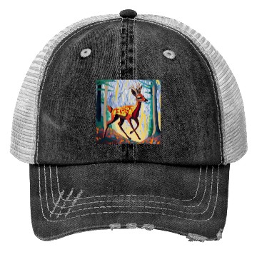 Discover Walking in the forest Trucker Hats