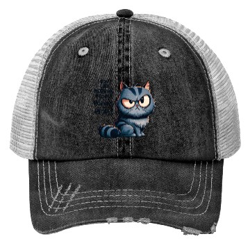 Discover Anti-Morning Grumpy Cat Trucker Hats