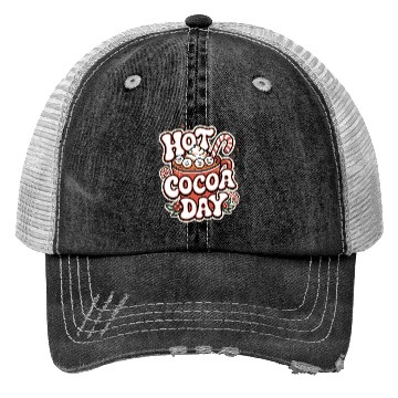 Discover Hot Cocoa Day Trucker Hats