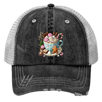 Discover Christmas ice cream, Coquette Chistmas Trucker Hats