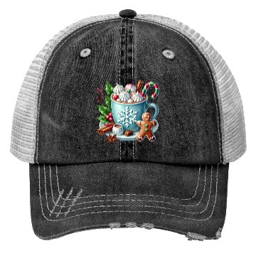 Discover Christmas ice cream, Coquette Chistmas Trucker Hats
