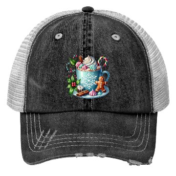 Discover Christmas ice cream, Coquette Chistmas Trucker Hats