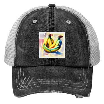 Discover Green banana Trucker Hats