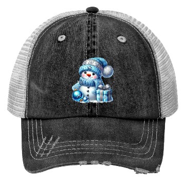 Discover Snowman Christmas, Cute Christmas Trucker Hats
