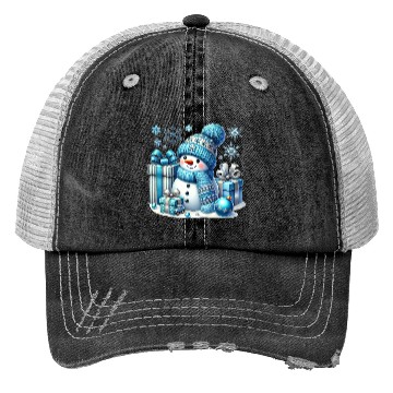 Discover Snowman Christmas, Cute Christmas Trucker Hats