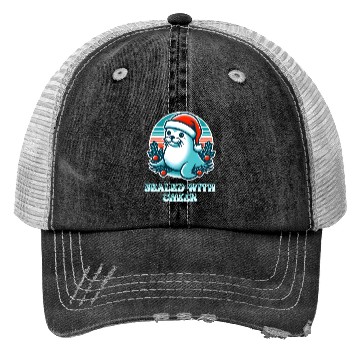 Discover Sealed Christmas Designs Trucker Hats