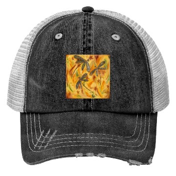 Discover Dragonfly Autumn Flit Trucker Hats
