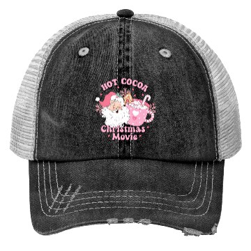 Discover HOT COCOA CHRISTMAS MOVIE Trucker Hats