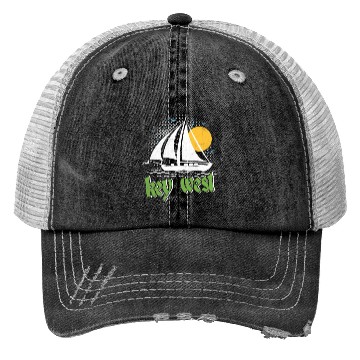 Discover KEY-WEST FLORIDA Sunshine-State West Keys Trucker Hats