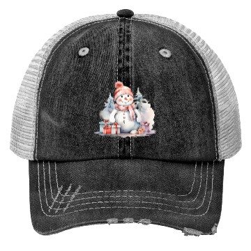 Discover Snowman Christmas, Merry Christmas Trucker Hats