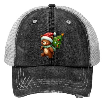 Discover Merry Christmas, Christmas Retro Trucker Hats
