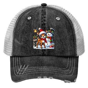 Discover Snowman Christmas, Merry Christmas Trucker Hats