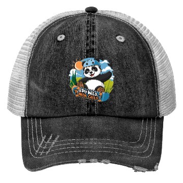 Discover Panda Love and Adorable Designs Trucker Hats