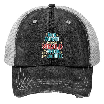 Discover Data Analyst Wizard Data Science Trucker Hats