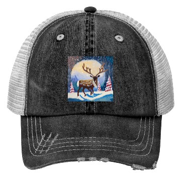 Discover Christmas raider Trucker Hats