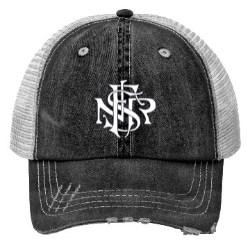 Discover Our Lady of the Rosary of Fátima - NSRF monogram Trucker Hats