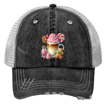 Discover Christmas ice cream, Merry Christmas Trucker Hats