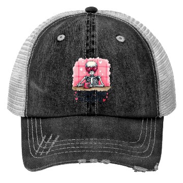 Discover Valentines Retro, Valentine Day Trucker Hats