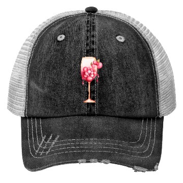 Discover Wine Cup Trucker Hats