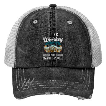 Discover Alcohol Lifestyle Ice Cubes Trucker Hats