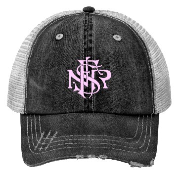 Discover Our Lady of the Rosary of Fátima - NSRF monogram Trucker Hats