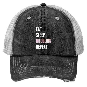 Discover Flathead Fish Eat Sleep Noodling Repeat Catfish Trucker Hats