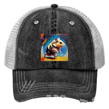 Discover Hamster runner Trucker Hats