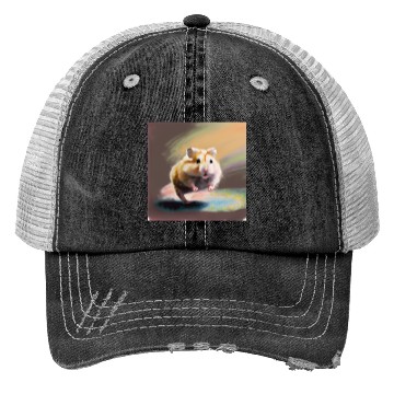 Discover Super hamster Trucker Hats