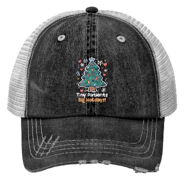 Discover NICU Christmas Tiny Patients, Big Holidays! Trucker Hats