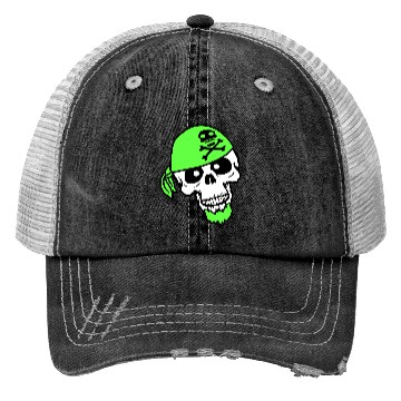 Discover Pirate Hat Skull Skeleton Halloween Head Scarf Fun Trucker Hats