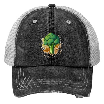 Discover Vegetarian Vegan Broccoli Trucker Hats