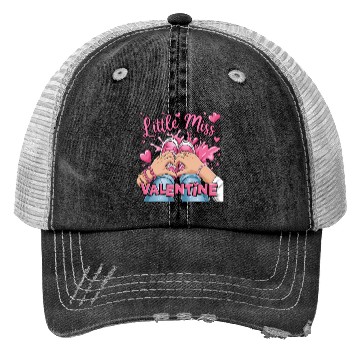 Discover Little miss Valentine Trucker Hats