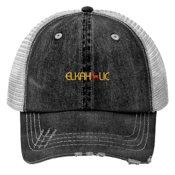Discover Elk Hunting Elkaholic Hunters Trucker Hats