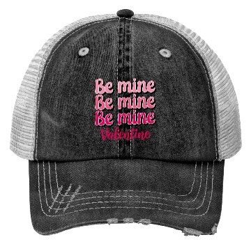 Discover Be Mine Valentine Sublimation Trucker Hats
