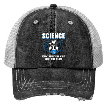 Discover Science humour gstudent, physics, chemistry Trucker Hats