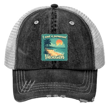 Discover Sun, Sand, and Sea: Beach Bliss Trucker Hats